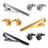 BodyJ4You 9PC Cufflinks Skinny Tie Clip Set Button Shirt Business Men Steel Jewelry Gift Box - BodyJ4you