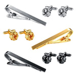 BodyJ4You 9PC Cufflinks Skinny Tie Clip Set Button Shirt Business Men Steel Jewelry Gift Box - BodyJ4you