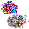 BodyJ4You Belly Rings Tongue Barbells Steel Flexible Bar 14G Acrylic Assorted Mix 25-100PC Jewelry - BodyJ4you