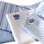 BodyJ4You Cufflink 12 Pairs Two Tone Classy Stylish Men's Cuff Links Elegant Gift Box - BodyJ4you