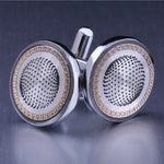 BodyJ4You Cufflink 12 Pairs Two Tone Classy Stylish Men's Cuff Links Elegant Gift Box - BodyJ4you
