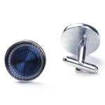 BodyJ4You Cufflink 12 Pairs Two Tone Classy Stylish Men's Cuff Links Elegant Gift Box - BodyJ4you