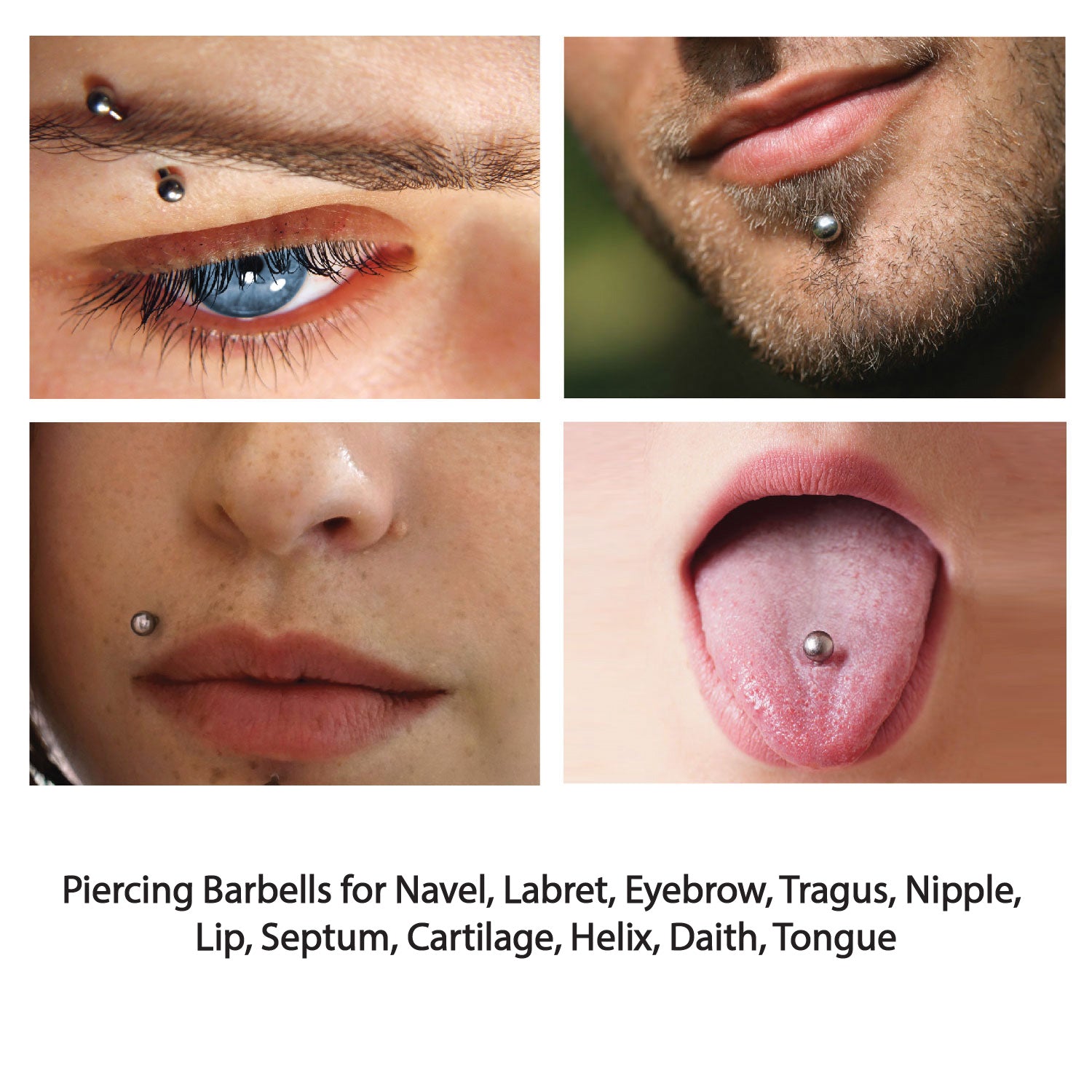 36PC PRO Body Piercing Kit (14G, 16G)