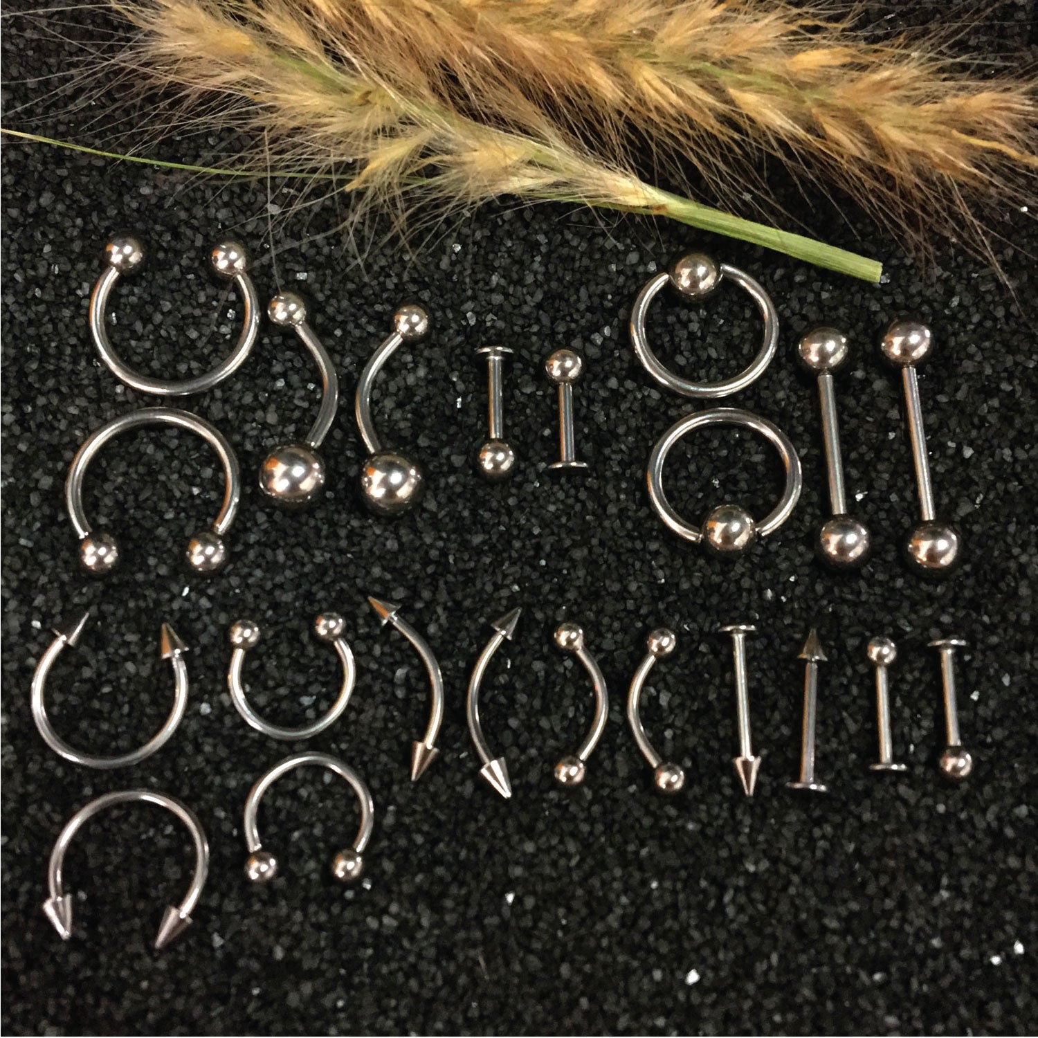 36PC PRO Body Piercing Kit (14G, 16G)