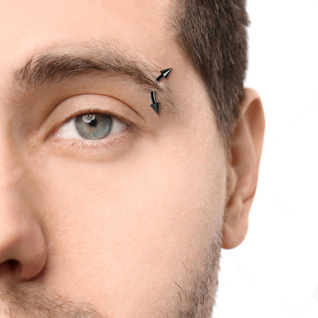 Eyebrow piercing spike cheap