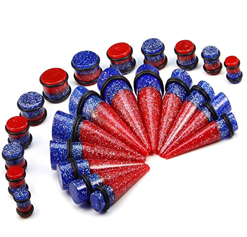 24PC Ear Stretching Kit (00G-20 mm)