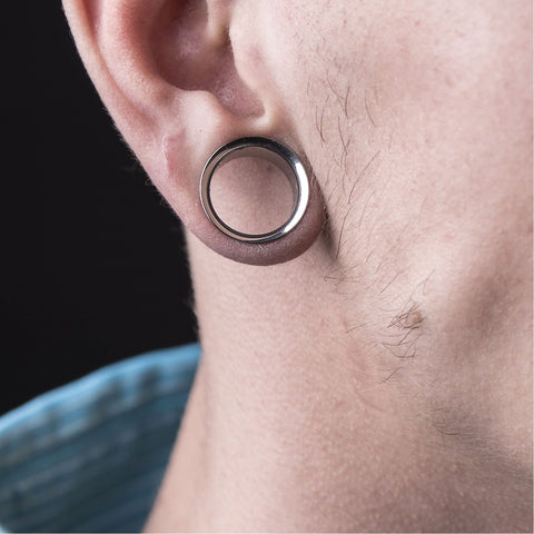 Stone Ear Plugs Gauges Earrings Women Men Flesh Tunnel Piercing Expander  Jewelry | eBay