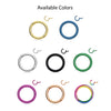 Piercing Ring Hinged Clicker Segment Hoop 4G-20G Surgical Steel Nose Septum Lip Tragus