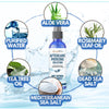 Piercing Aftercare Saline Cleanser Spray | Gauges Ear Lobe Nose Lip Nipple Navel Belly | Wash Natural Care Treatment Solution Mist | Tea Tree Aloe Sea Salt | (Case of 24x60ml) - BodyJ4you