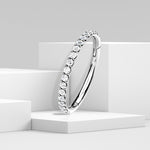 Piercing Ring 14G 16G 18G Hinged Clicker Hoop Implant Grade Titanium CZ Gem Nose Septum Tragus Daith Ear - BodyJ4you