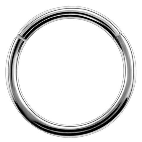 Piercing Ring 14G Hinged Clicker Segment Hoop Implant Grade Titanium Nose Septum Tragus Daith Ear - BodyJ4you