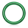 Piercing Ring Hinged Clicker Segment Hoop 4G-20G Green Steel Nose Septum Lip Tragus - BodyJ4you