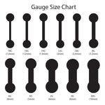 Straight Barbell Goldtone Steel 14G-16G Nipple Eyebrow Nose Tragus Piercing Jewelry - BodyJ4you