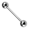 Straight Barbell Stainless Steel 14G-16G Industrial Body Piercing Jewelry - BodyJ4you