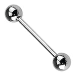 Straight Barbell Stainless Steel 14G-16G Industrial Body Piercing Jewelry - BodyJ4you